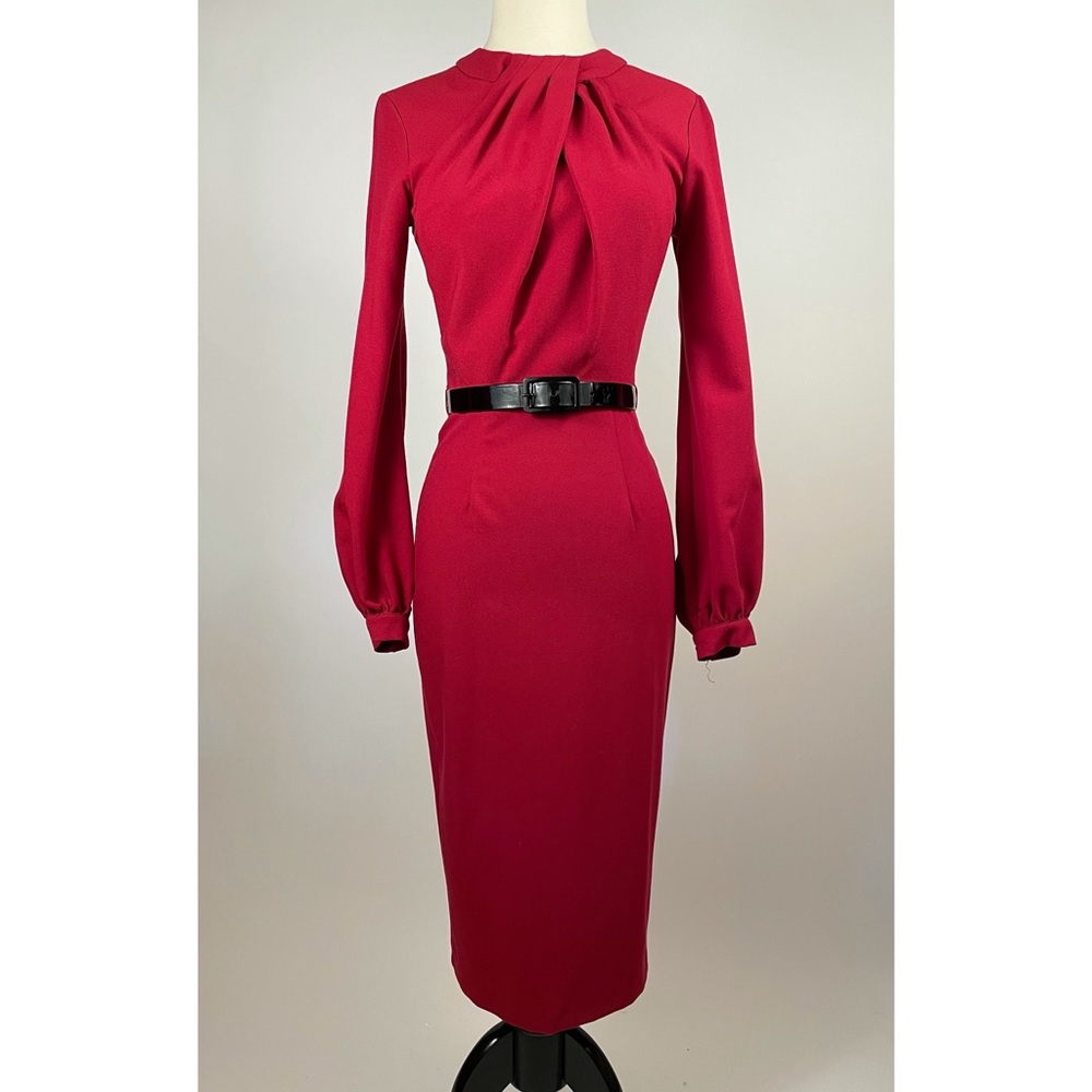 Asos Red Bombshell Pencil Dress NWT
